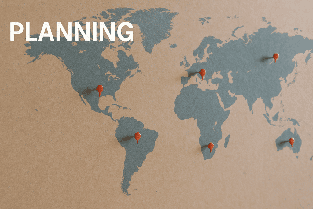 reizen met rugzak planning