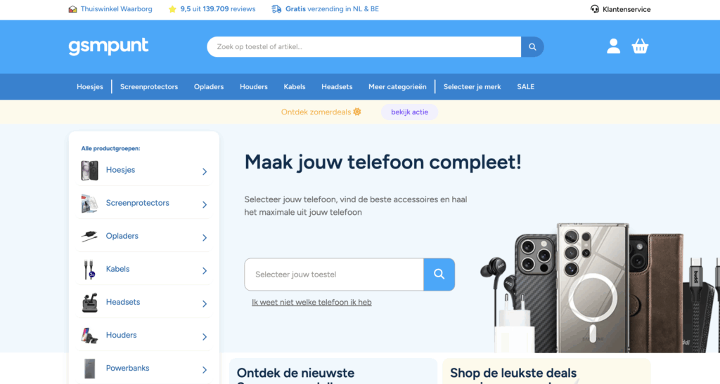 waterdichte hoes telefoon gsmpunt.nl