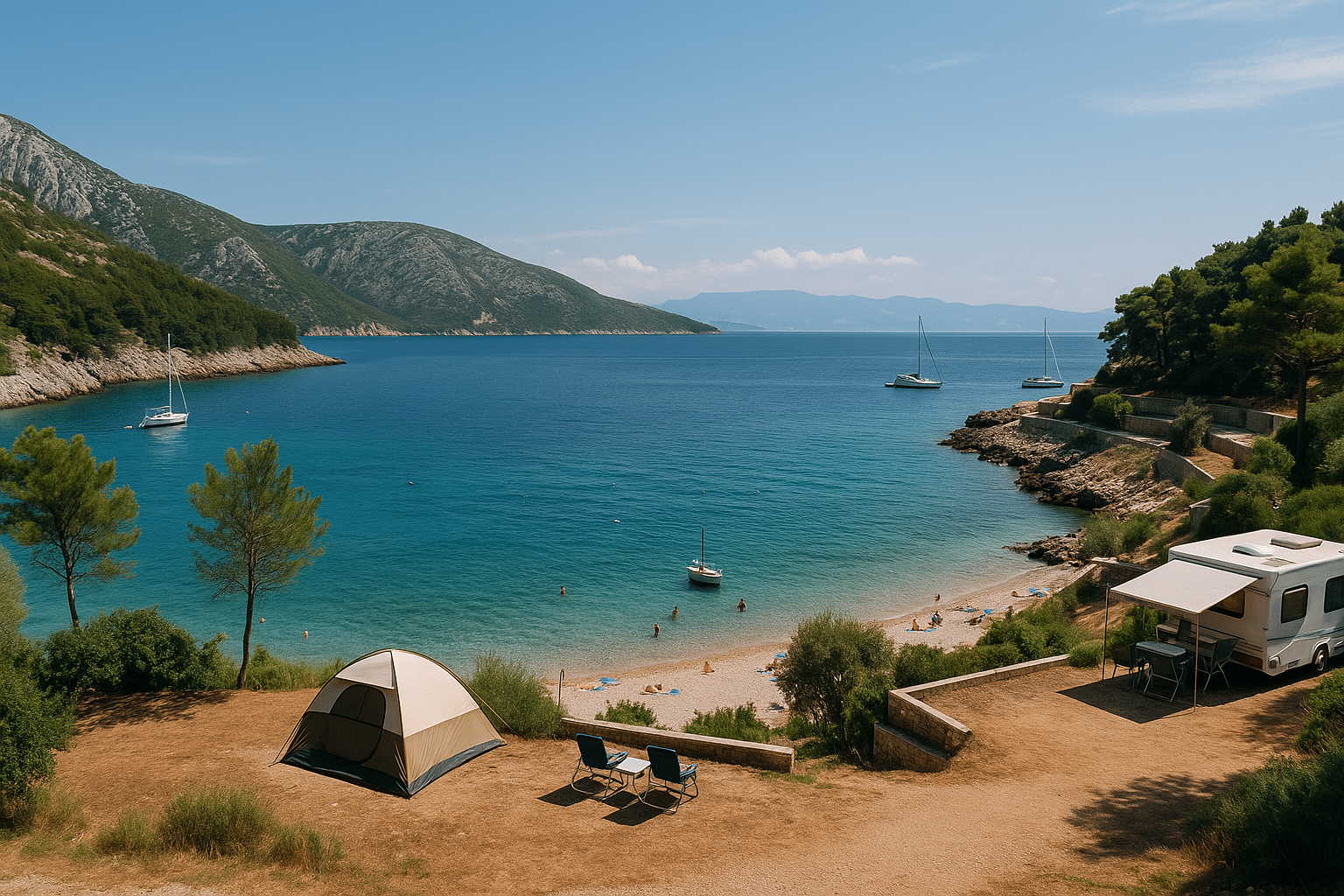 campings kroatie aan zee
