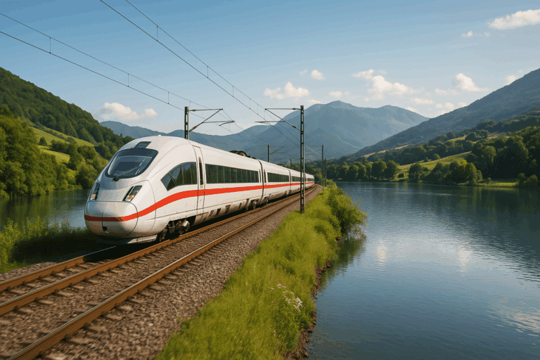 duurzaam reizen europa trein bergen